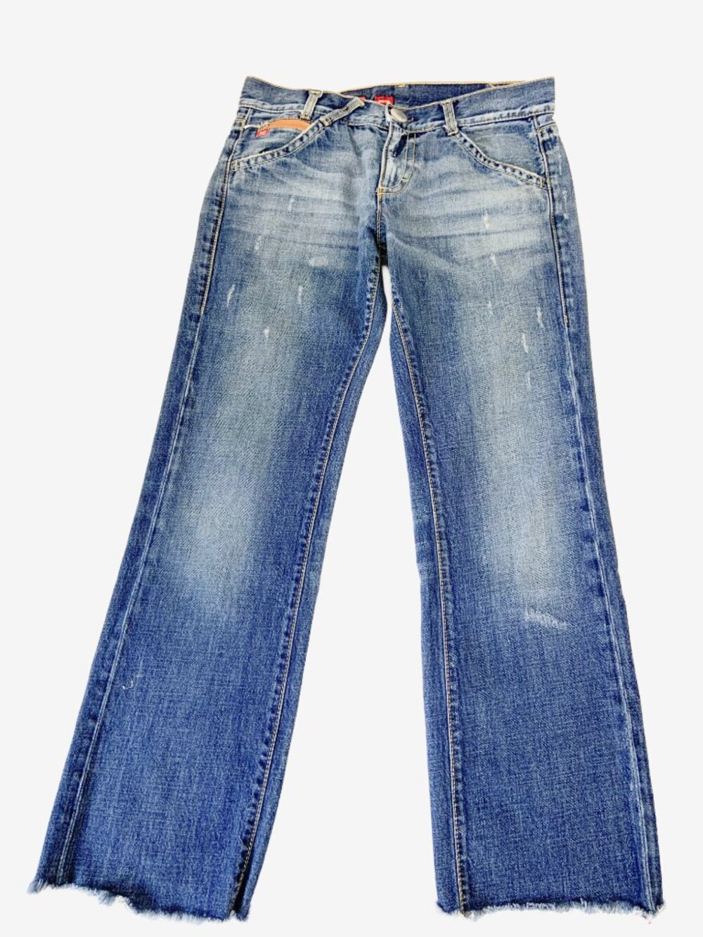 Vintage Y2K Miss Sixty “Big Ty” Raw Hem Jeans / Made in Italy / size 29